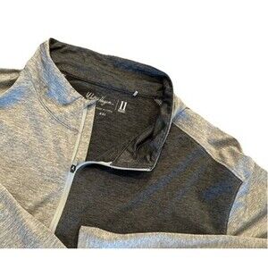 Walter Hagen 11 Majors 1/4 Zip Golf Pullover Men 2XL Gray Performance
